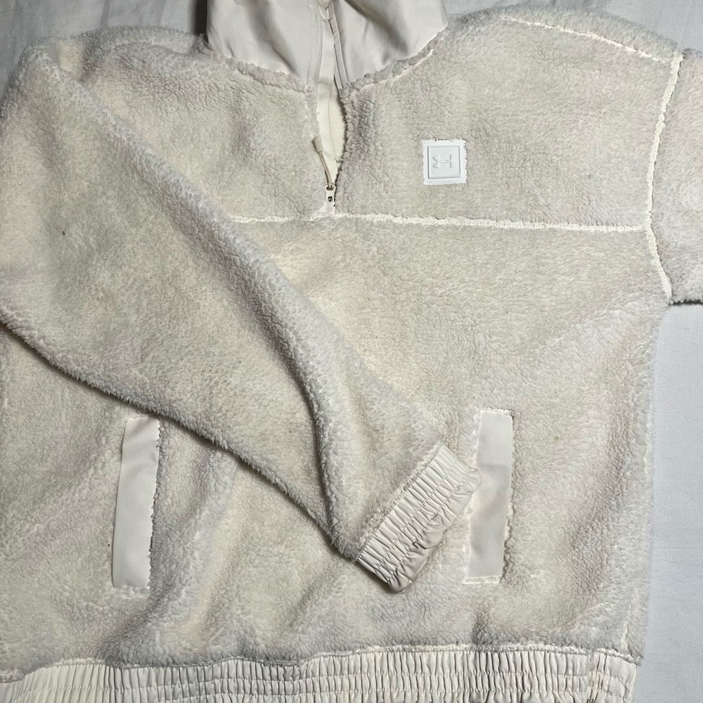 Under Armour Cream Sherpa Hoodie